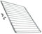 SOS Accessoire Grille de four universelle extensible + 4 vis 370 à 650 mm x 320 mm pour Four, cuisinière