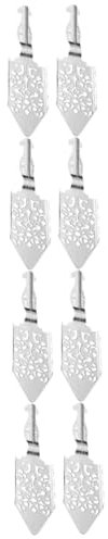 8 Stk Absinth Löffel Sieb Retro-Absinth Multifunktionslöffel Absinth Trinkzubehör Absinth Bar Zubehör Wermutlöffel für den Haushalt rostfreier Absinthlöffel Rostfreier Stahl Silver LABRIMP