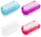 zoerbufan 4 Pièces Brosse à Ongles Double Face, Brosse a Ongles Main, Brosse de Nettoyage Pour Nettoyer Les Cuticules, Les Ongles, Les Orteils, Les Ongles, Les Mains et Les Mains(4 Color)