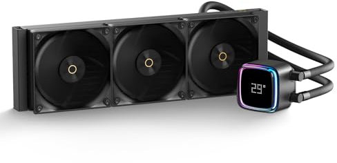Iota L36 BK Refrigerador Líquido de CPU con Pantalla Digital,360mm Sistema de Refrigeración por Agua con Bomba ARGB,Ventiladores FDB,2000 RPM,Adecuado para AMD AM4/AM5 & Intel LGA 115X/1200/1700/1851