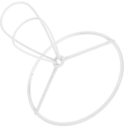 AUTSUPPL Paralume per Lampadario Metallo Bianco per Ombra Lampada Compatibile con Lampade da Tavolo e Sospensione Facile Installazione Stile Elegante per Casa e Ristoranti