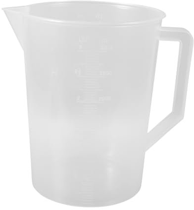 HOUDERCO Large Measuring Cup for Kitchen and Lab Use Capacity Graduated Cups for Precise Measurements and Fluid Beaker for Easy Pouring and Cleaning