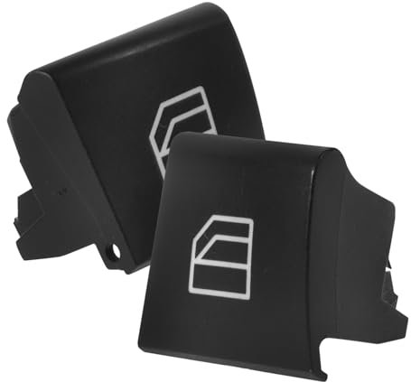 MAGICLULU 2stücke Schalterknopfabdeckung Für Fensterheberschalter Links Und Rechts Abdeckung Für Fensterheberschalter Kompatibel Mit Autoelektrik Autozubehör Für Türgriff