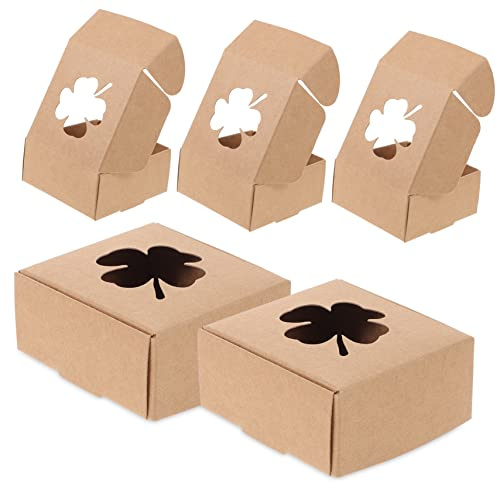 FRCOLOR 20stücke Kraftpapier-geschenkboxen mit Deckel Wiederverwendbar Langlebig zum Verpacken von Geschenken für Geburtstage Weihnachten und Andere Anlässe