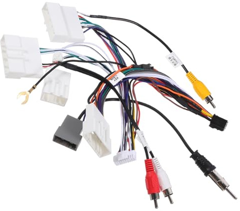 DIYEAH Cablaggio Radio Stereo Per Auto Alimentazione Stabile e Compatibilità Schermi Grandi, Kit Plug-and-play Per Autoradio e Impianto Stereo, Per Dispositivi Di Navigazione Auto