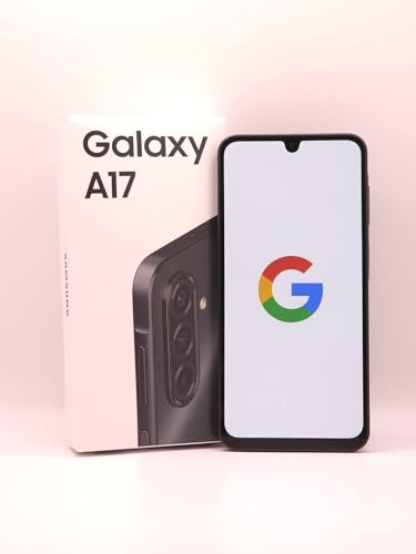 Samsung Galaxy A17 LTE AI Smartphone, KI-Handy mit Android, Dünner 7,5-mm-Rahmen, 50-MP-Kamera, 128 GB Speicher, 4 GB RAM, 5.000-mAh-Akku, Black, 2,5 Jahre Herstellergarantie [Exklusiv auf Amazon]