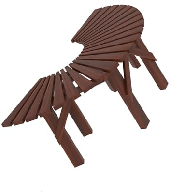 Genérico Banco De Árbol Envolvente, Asiento Semicircular For Jardín, Bancos De Muebles De Exterior En Forma De Abanico, For Césped, Piscina, Patio.(Semicircle)