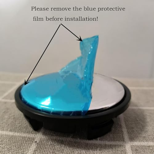 4pcs Wheel Centre Caps for VW 65mm, Replacement Wheel Caps - Wheel Center Cover