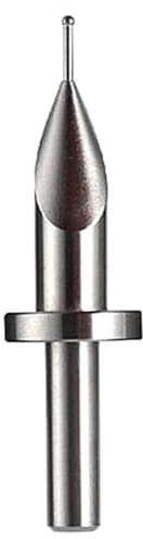 Inserto sonda con punta a sfera in carburo, diametro 2 mm, per calibri di altezza, 00760229, strumento di misurazione CNC con gambo da 6 mm, lunghezza 55 mm, argento