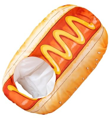 Neuheiten -Hut-Kostüm Lustige Kopfbedeckung | Hot-Dog-Outfit-Accessoire Geeignet Für Karnevalsfeiern, Bühnenauftritte Und Fotobox-Requisiten