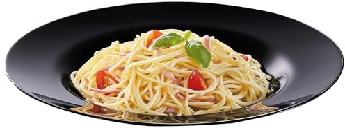 Luminarc Friends' Time - Plato para pasta 28,5 cm, color negro