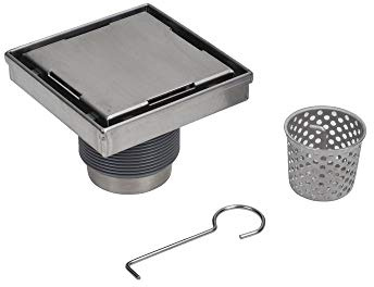 Designline 10,2 x 10,2 cm Quadratischer Abflussrost, zum Einfliegen
