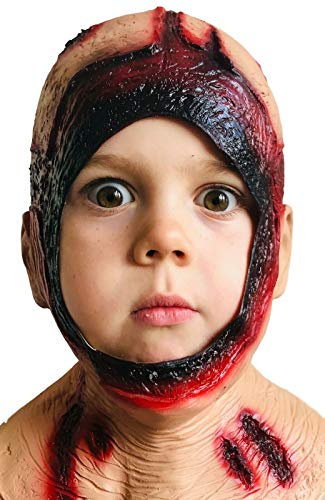 Rubber Johnnies Johnniesfx, KIDS BLOODY HOOD MASK, Halloween Accessories, Fancy Dress COSTUMES, Blood Stained Hockey MASK, Bloody Machete, Jason, KIDS, Movie Prop