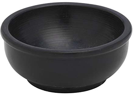 MaMeMi Cuenco de Incienso de Esteatita Azul Ø 10 cm – Redondo, Pintado a Mano y Resistente al Calor – para Carbón, Incienso, Resinas y Hierbas – Ritual y Aromaterapia