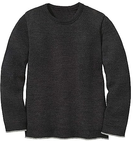 Disana Strick-Pullover, 100% Bio-Merinowolle GOTS, IVN Best | Zeitloses Design | Kleinkind, Kind, Unisex | Made in Germany