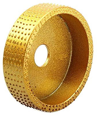 75 mm Holz-Winkelschleifscheibe, Schleifscheibe, Schnitzerei, Rotationswerkzeug, Schleifscheibe, Winkelschleifer (Gold)