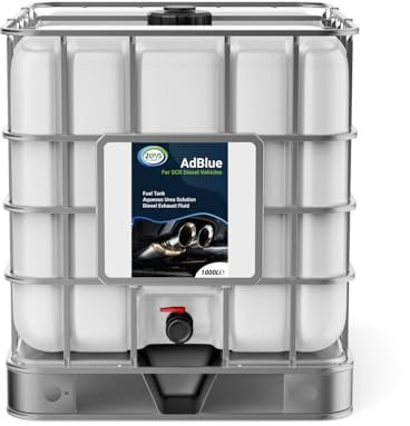 JOVS AdBlue IBC 1000L – Diesel Exhaust Fluid Additive for SCR-Equipped Vehicles - Crystal Clean Diesel Treatment Fluid, ISO 22241 Compliant, Bulk Solution for Industrial Use