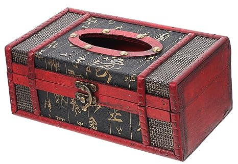 PRETYZOOM Taschentuchbox-Abdeckung Aus Sperrholz Retro-taschentuchbox Als Dekoration Für Schreibtisch Auto Und Zuhause Langlebig Und Praktisch