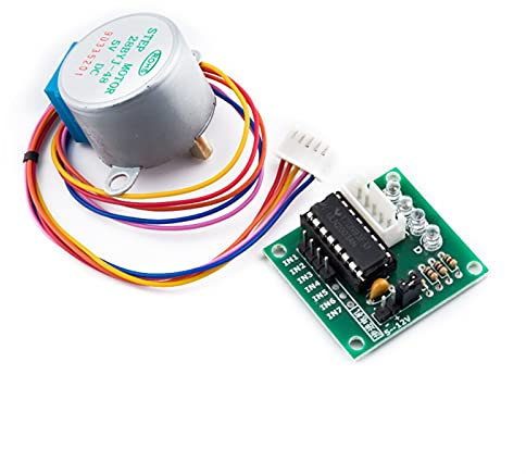 Mini Motor,Dc Motoren, Motor ULN2003 Driver Board + DC Gear Stepper Motor, 28BYJ-48 5V 4 Phase Stepper Motor Mini Precision (Shaft Diameter : 28BYJ 48 and ULN2003)