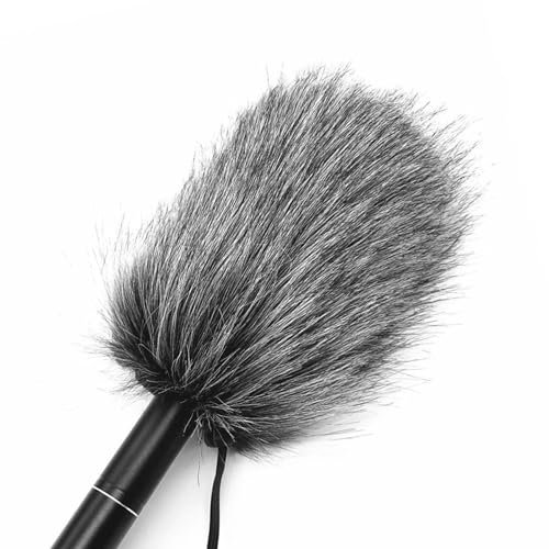 Microphone Bonnette Microphone Pare-brise 12cm, Filtre Anti-Pop pour Microphone, Bonnettes Anti-vent pour Houss Microphones Plein Air pour Salle De Classe, Interviews D'Actualités, Salle De Conférence