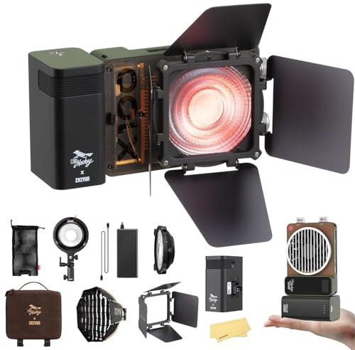 Zhiyun Molus X100 RGB Pro V2 100W Couleur Full Color RVB Éclairage de Sortie Continue RVA