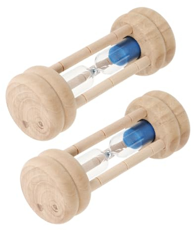 Alipis 2 pezzi per Timer da Minuti per Lavarsi Denti e Attività Scolastiche Timer Visivo per Giochi Dei