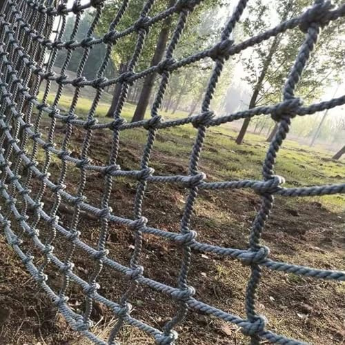 Durable Climbing Net for Kids & Adults - 1.5m x 3m Outdoor Cargo Net for Backyard Play, Tree House Fun, Safety Rope Ladder, Garden Plant Support, Climbing Frame.