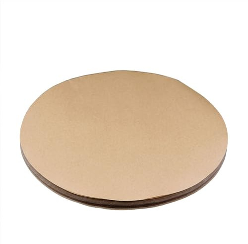 16 Inches Parchment Paper Rounds 150 Pcs Unbleached High Heat, Non-stick, Pre-cut Baking Paper Circles for Baking Grilling Air Fryer Steaming Bread Cup Cake Cookie and for Springform Cake Tin