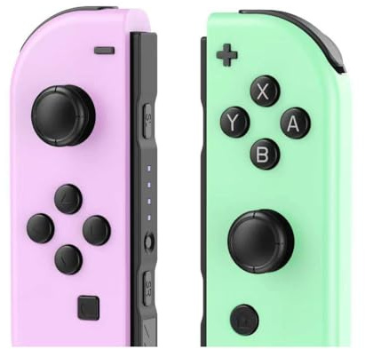 LNLBADNZ Replacement for Nintendo Switch Controller, Left and Right Switch Wireless Controllers Compatible with Switch/Lite/OLED, Support Motion Control/Wake-up/Dual Vibration (P-G)