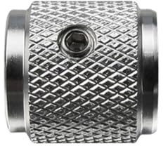 INOOMP Lautstärkeregler Gitarrenzubehör 2 Satz aus Zinklegierung Silberne Leicht zu Installieren für E-gitarre für Shop
