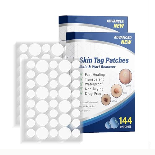Quita Verruga Cuello Y Cara,144 PCS Wart Remover,Deje Que La Piel Sea Lisa,Para Todos,2PC