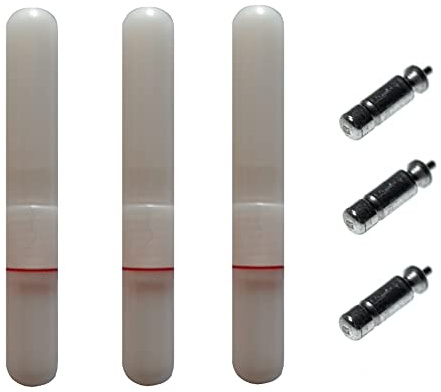 Pescasubito.com 3 Starlight LED Blu + 3 Batterie Pesca Luce Galleggiante