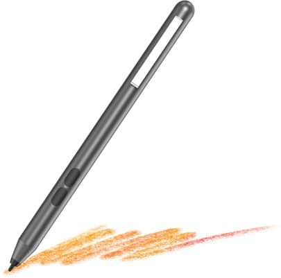 Stylus Pen for HP Omnibook/Envy/Spectre/Pavilion x360, 1024 Pressure | MPP 1.51 Stylus Pen with Palm Rejection, 2500H Battery Digital Pen with Eraser for Drawing/Note-Taking, AAAA Battery Included
