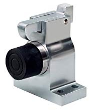 KWS Türstopper mit Feststeller 1052.02 Aluminium silberfarbig einbrennlackiert, zum Aufschrauben