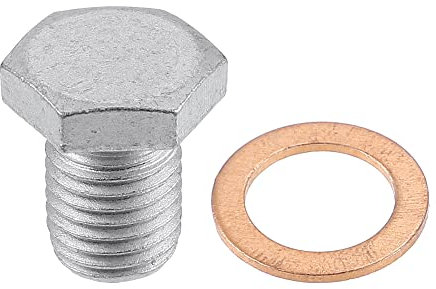 QUARKZMAN M12x1.5 Acciaio Motore Olio Scarico Tappo Vite con Guarnizione per BMW 545i