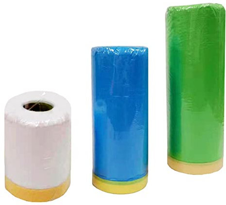 Kunststoff Rolle Lackschutz Sprühfolie Renovierungsfolie Autolack Autolack Papier 25m lang 1 Rolle Breite 110cm 1 Rolle Weiß Länge 25m