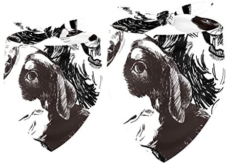 Hundehalstuch, Labrador, Retriever, Zinenhund, Hunde, Mädchen, Jungen, Lätzchen, Hundeschal, Zubehör für kleine, mittelgroße und große Hunde, Welpen, Katzen, Haustiere, 2 Stück