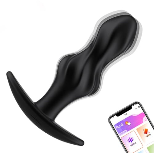 TYDAY Anal Vibratoren Analplug Butt mit 10 Vibrationsmodi Analplug Buttplug Anal Butt Plug Prostata Stimulator mit APP Fernbedienung Sex Spielzeug für Paare ​Männer