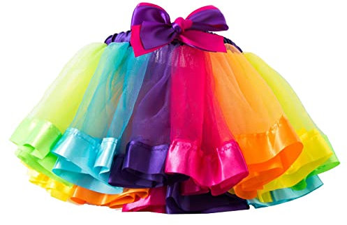Tüllrock Damen Tutu Klassisch Star Pailletten Ballettrock Tanzrock Tütü Kurz Rock Dehnbaren Tutu Rock Elastic Bund Tüll Unterrock Cosplay Festliche Karneval Kostüm