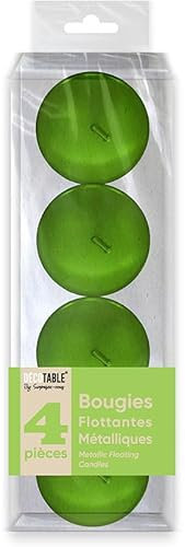 CANDELE METALLIZZATE VERDE