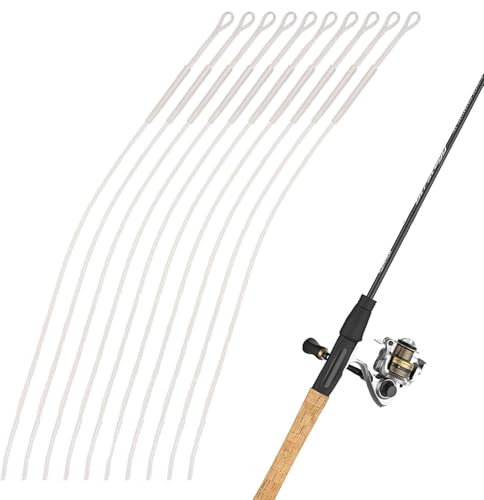 10 cuerdas de pesca con mosca, ligeras, versátiles, compactas, portátiles