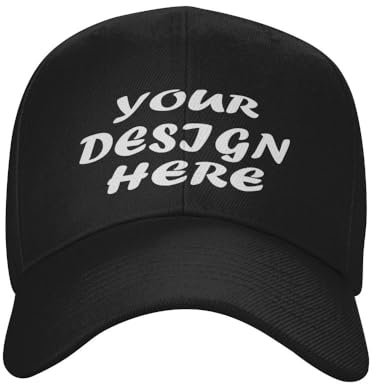 KYZMZC Custom Hat Entwerfen Sie Ihre eigenen Hüte Benutzerdefinierte Hüte Logo Personalisierte Baseballkappe