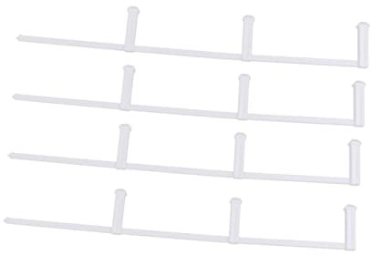 BCOATH für Sandtisch kunststoffzaun Modellbau Material gartendeko Garden Fence Sandtisch Dekoration -Modell Lattenzaun Wohnkultur Sandtisch gartenzaun selber Machen Weiß