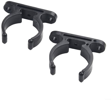 Advokingtap Nylon Pipe Clamp Set for Boats Secure Storage Solution for Hooks, Ladders, and Tools (2pcs)
