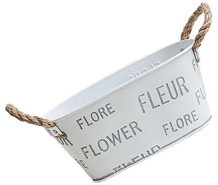 BESPORTBLE Blumentopf Mit Ohrgriffen Ovaler Pflanzenbehälter Für Sukkulenten Dekorative Garten Und Wohnaccessoires Langlebig Und Für Innen Und Außenbereich