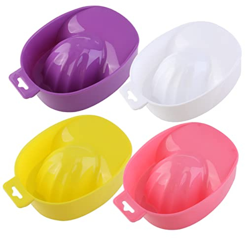 FRCOLOR 2stücke Maniküre Schüssel Für Nagelpflege Einweichschale Für Nagelhaut Nagellackentferner-schale Geeignet Für Salon Und Heimgebrauch
