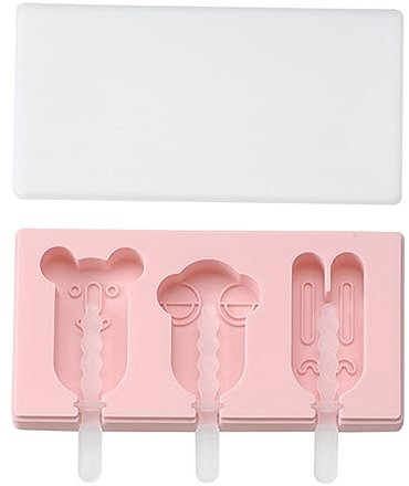 OFFSCH 2piezas Moldes De Helado Silicona Con Tapas Molde Para Helado Con Palitos