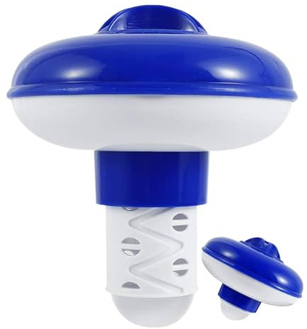 Chlorine Dispenser, Floating Chemical Dispenser for Hot Tubs and Swimming Pools, Multi-Functional Chlorine Tablet Dispenser for Swimming Pool, Paddling Pool, Lazy Spa, Water Parks(5 Inch)