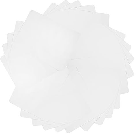 Angoily 100stücke Wunschkarte Beschreibbare Leere Karte Dank Karte Klapp Papier Gruß Dankesgruß