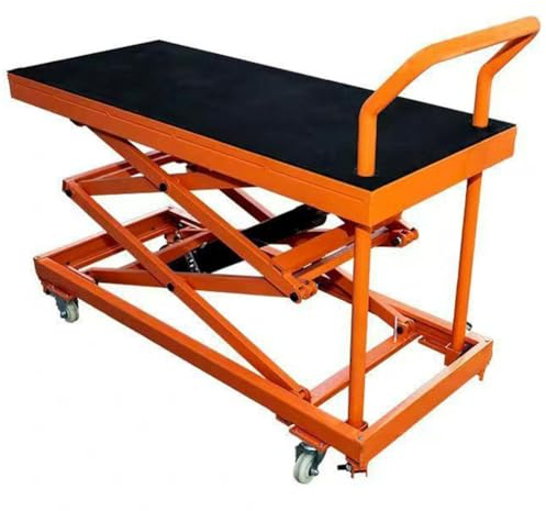 Carrello Elevatore Idraulico Portatile Durevole capacità 150 kg Carrello di Sollevamento Idraulico per Movimentazione E Trasporto Efficienti dei Materiali